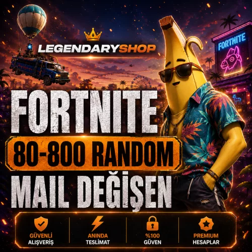  ⭐ 80-850 SKİN FORTNİTE MAİL DEĞİŞEN HESAP⭐